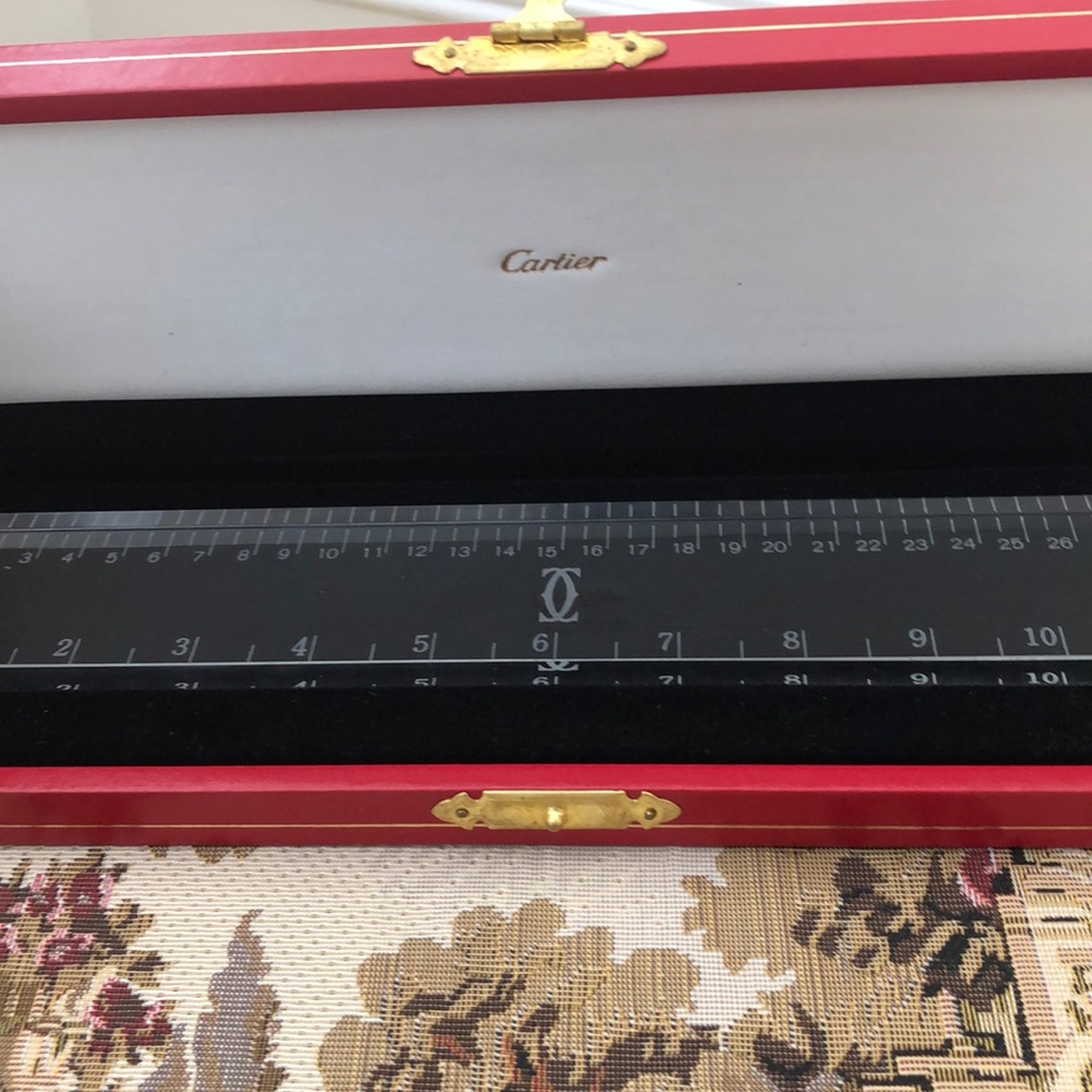 CARTIER paperweight Ruler